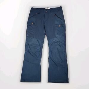 Fjallraven Pants Womens size US 34 G-1000 Outdoor Hiking Cargo Blue